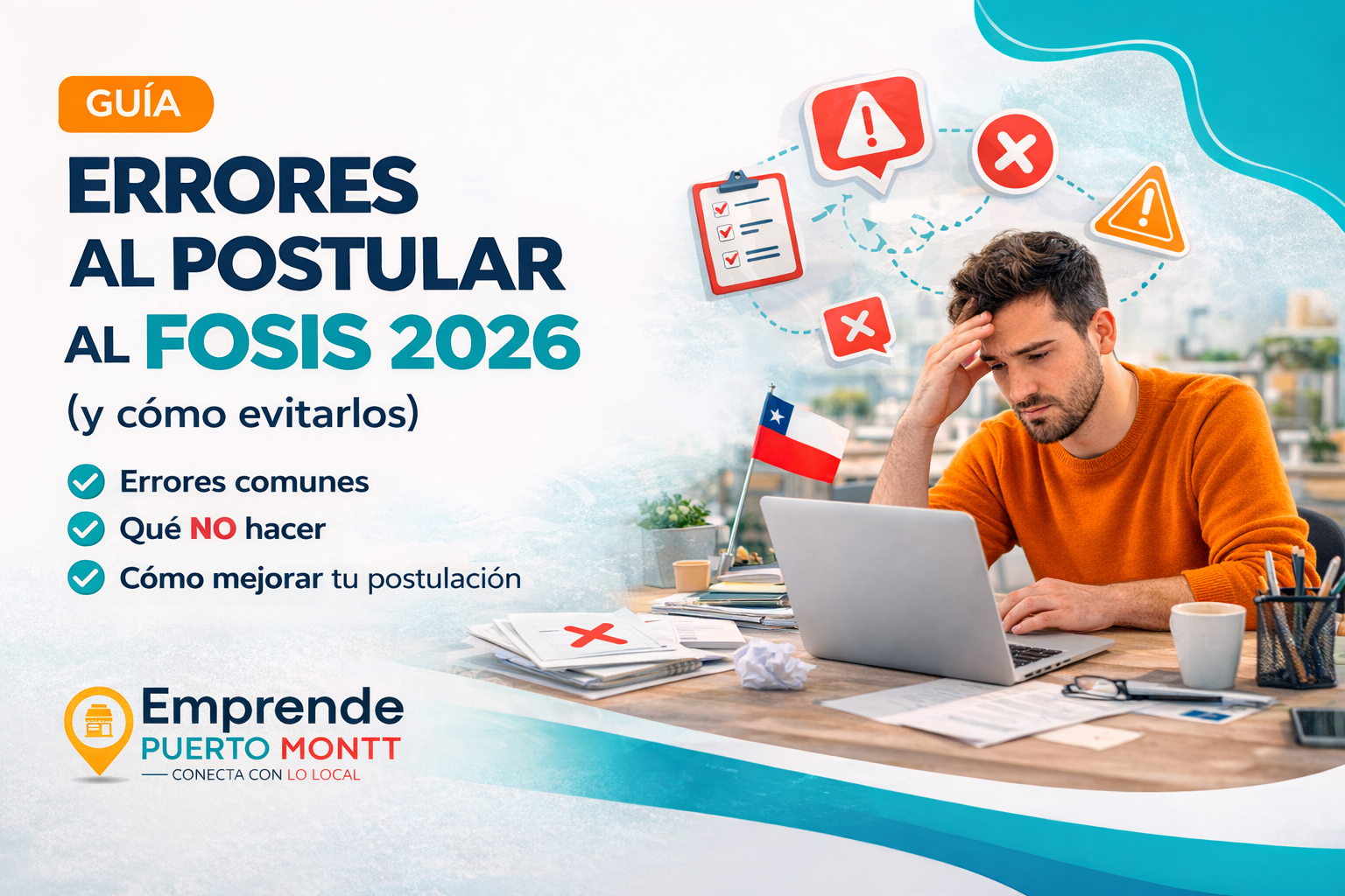 Errores al postular al FOSIS 2026 (y cómo evitarlos)